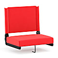 Flash Furniture Grandstand Comfort Seat, Red/Black 1 thumbnail image