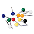Gem Office Products Spherical Head Map Tacks, Assorted Colors, Box Of 250