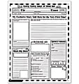 Scholastic Extra, Extra, Read All About Me Instant Personal Poster Sets, 17" x 22", Pack Of 30 Sets