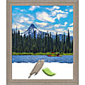 Amanti Art Curve Graywash Wood Picture Frame, 23" x 27", Matted For 20" x 24"