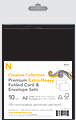 Neenah® Creative Collection™ Card And Envelope Set, A2, Black, FSC® Certified, Set Of 10 1 thumbnail image