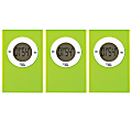 Teacher Created Resources Magnetic Digital Timers, Lime, Pack Of 3 Timers