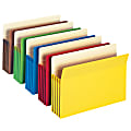 Smead® Color File Pockets, 3 1/2" Expansion, 9 1/2" x 14 3/4", Assorted Colors, Pack Of 5 1 thumbnail image