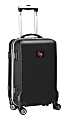 Denco Sports Luggage Rolling Carry-On Hard Case, 20" x 9" x 13 1/2", Black, Louisville Cardinals