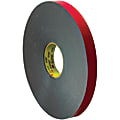 3M™ VHB™ 5958FR Tape, 1.5" Core, 1" x 5 Yd., Black