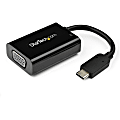 StarTech.com USB C to VGA Adapter with Power Delivery, 1080p USB Type-C to VGA Monitor Video Converter with Charging, 60W PD Pas - CDP2VGAUCP 1 thumbnail image