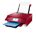 Canon PIXMA™ TS8220 Wireless Color Inkjet All-In-One Printer, Copier, Scanner, Red, 2987C042 1 thumbnail image