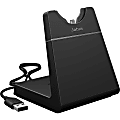 Jabra Cradle - Wired - Wireless Headset - USB Type A - Black 1 thumbnail image