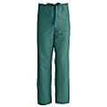 Medline ComfortEase™ Unisex Tall Non-Reversible Drawstring Cargo Scrub Pants, Large, Evergreen 1 thumbnail image