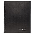 Cambridge® Limited® 30% Recycled Business Notebook, 8 1/2" x 11", 1 Subject, Legal Ruled, 80 Sheets, Black (06062) 1 thumbnail image