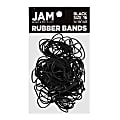 JAM Paper® Rubber Bands, Black, Size 16, Pack Of 100 Rubber Bands