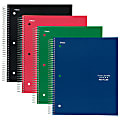 Five Star® 50% Recycled Notebook, 8 1/2" x 11", 5 Subjects, College Ruled, 200 Sheets