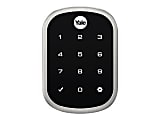 Yale Real Living YRD256 Assure Lock SL Connected by August - Door lock - combination, electronic - smart lock - touch keypad - Wi-Fi - satin nickel