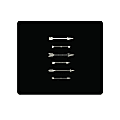 OTM Essentials Mouse Pad, Shooting Arrows, 10" x 9.13", Black, PV1BM-HIP-19 1 thumbnail image