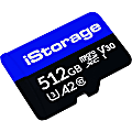 iStorage - Flash memory card - 512 GB - A2 / Video Class V30 / UHS-I U3 / Class10 - microSDXC 1 thumbnail image