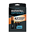Duracell® Optimum AAA Alkaline Batteries, Pack Of 4
