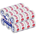 Tape Logic® Stop If Seal Is Broken Preprinted Carton-Sealing Tape, 3" Core, 3" x 110 Yd., Red/White, Case Of 24