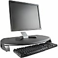 Kantek CRT/LCD Stand With Keyboard Storage, 3"H x 23"W x 13-1/4"D, Black 1 thumbnail image