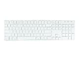 Macally 104 key Ultra Slim USB Wired Keyboard for Mac and PC -USB Interface - White - SLIMKEYPRO 1 thumbnail image
