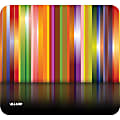 Allsop Naturesmart Mousepad, 8" x 8-1/2", Tech Multi Stripes, ALS30599