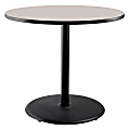 National Public Seating Round Café Table, 36"H x 36"W x 36"D, Gray Nebula/Black 1 thumbnail image