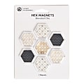 U Brands® Elevated Hex Magnets, 4-15/16”H x 5/16”W x 6-1/16”D, Assorted Colors, Set Of 7 Magnets 1 thumbnail image