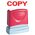 AccuStamp Accu-Stamp Pre-Inked Message Stamp, Copy, Red (AbilityOne 7520-01-207-4108) 1 thumbnail image