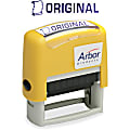 AccuStamp Accu-Stamp Pre-Inked Message Stamp, Original, Blue (AbilityOne 7520-01-207-4222)