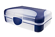It's Academic Overmolded School Box, 2 3/4 H x 5 1/2 W x 8 1/2 D, Navy 1 thumbnail image
