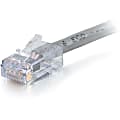 C2G-5ft Cat6 Non-Booted Network Patch Cable (Plenum-Rated) - Gray - Category 6  - 15266 1 thumbnail image
