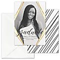Custom Portrait Graduation Photo Announcements With Envelopes, 5" x 7", Modern Happiness, Box Of 25 Cards