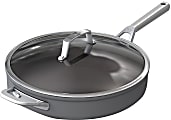 Ninja Foodi Premium Stainless Steel NeverStick Saute Pan, Slate Gray