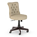 Bush Business Furniture Arden Lane Mid-Back Tufted Office Chair, Tan, Premium Installation 1 thumbnail image