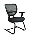 Office Star™ Space Seating 529 Series Deluxe Ergonomic Mesh Mid-Back Chair, Black
