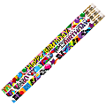Musgrave Pencil Co. Motivational Pencils, 2.11 mm, #2 Lead, Birthday Supreme, Multicolor, Pack Of 144 1 thumbnail image