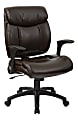 Office Star™ Work Smart™ High-Back Chair, Chocolate/Black