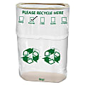 Amscan Pop-Up Trash Fling Plastic Recycling Bins, 13 Gallons, Green, Pack Of 3 Bins 1 thumbnail image