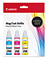 Canon GI-290 CMY Ink Bottle Value Pack - Inkjet - Magenta, Cyan, Yellow - 3 / Pack