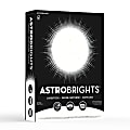 Astrobrights Cardstock, 8.5" x 11", 65 Lb., Stardust White, 250 Sheets