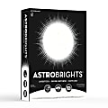 Astrobrights® Card Stock, Stardust White, Letter (8.5" x 11"), 65 Lb, Pack Of 250