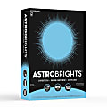 Astrobrights® Color Card Stock, Lunar Blue, Letter (8.5" x 11"), 65 Lb, Pack Of 250