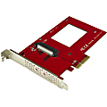 StarTech.com U.2 to PCIe Adapter for 2.5" U.2 NVMe SSD - SFF-8639 PCIe Adapter - x4 PCI Express 3.0 - NVMe PCIe Adapter - U.2 PCIe Card 1 thumbnail image