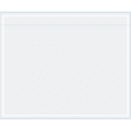 Tape Logic® Clear-Face Document Envelopes With Self-Adhesive Closure, 5 1/2" x 4 1/2", Clear, Case Of 1,000
