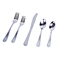 EuroHome 20-Piece Heavyweight Stainless Steel Cutlery Set 1 thumbnail image