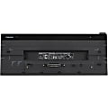 Toshiba Hi-Speed Port Replicator III - 120W - for Notebook - Proprietary Interface - 4 x Total USB Ports - 4 x USB 3.0 Ports - Network (RJ-45) - HDMI - DVI - VGA - DisplayPort - Black 1 thumbnail image