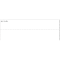 Seiko Hanging File Folder Labels, 2434173, White, 130 Per Roll