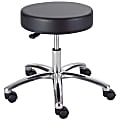 Safco® Pneumatic-Lift Lab Stool Without Back, Black/Chrome 1 thumbnail image