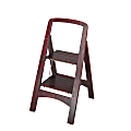 Cosco® 2-Step Wood Step Stool, Mahogany 1 thumbnail image