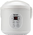 Aroma ARC-914D 4-Cup Cool-Touch Rice Cooker, Silver