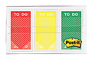 Post-it® Printed Flags, 1" x 1 7/16", To Do, Assorted Colors, Pack Of 60 Flags